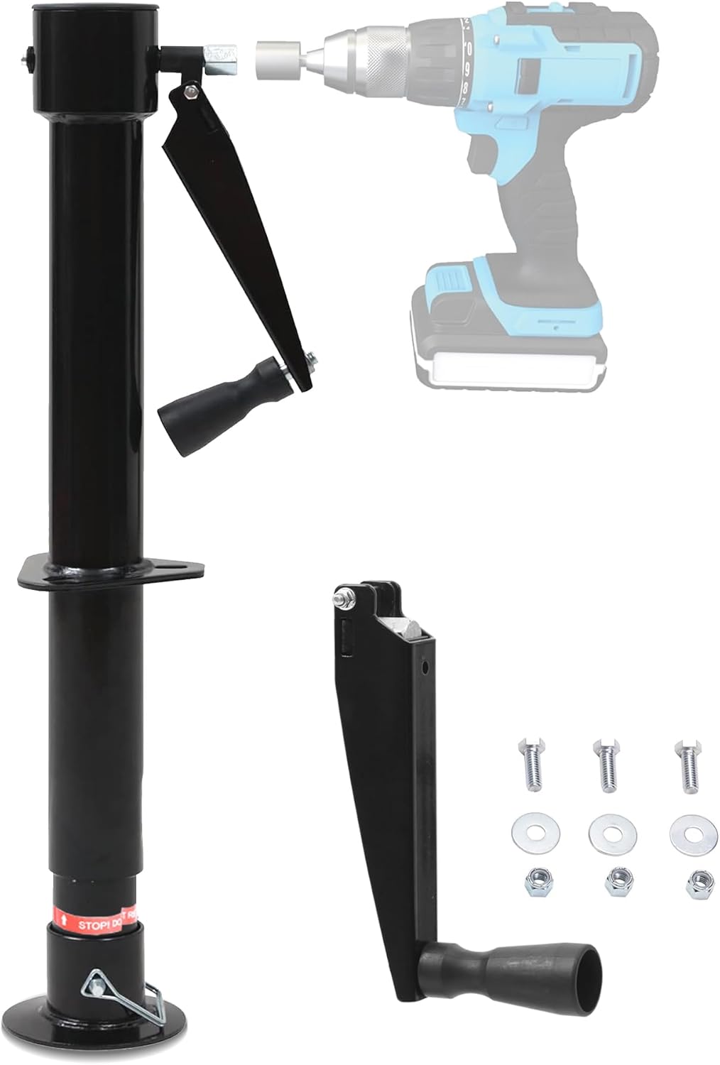 POLESTAR A-Frame Trailer Jack 2000 lbs for Quick Lifting