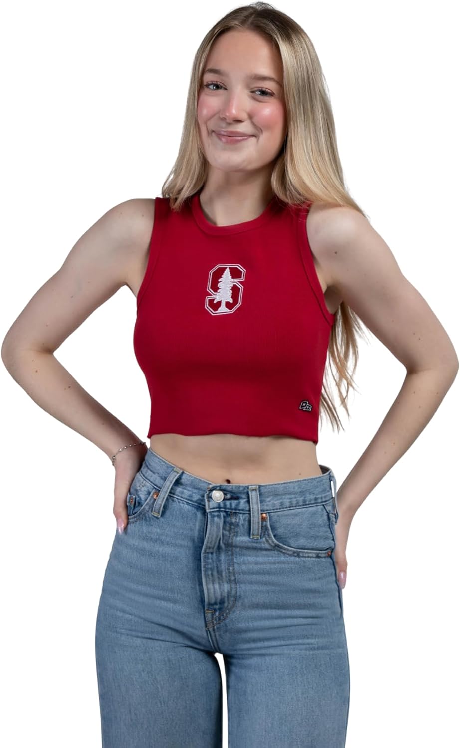 HYPE AND VICE Cut-Off Tank Top for Women - Game Day Ready