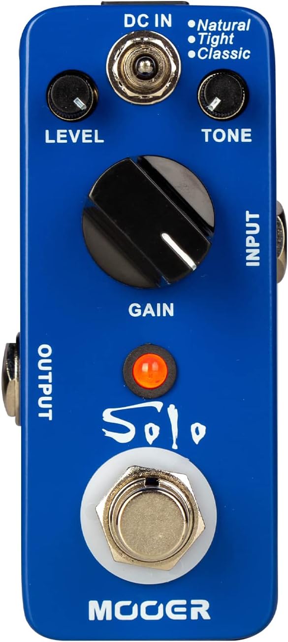 MOOER Solo Distortion Guitar Pedal: High Gain, 3 Modes