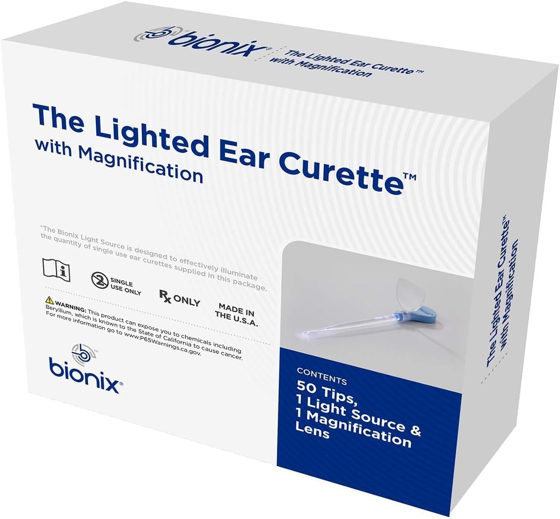 Bionix Lighted Ear Curette Variety Pack for Safe Earwax Removal