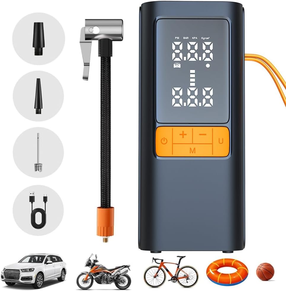 Portable Air Compressor - Inflate Anywhere Fast!