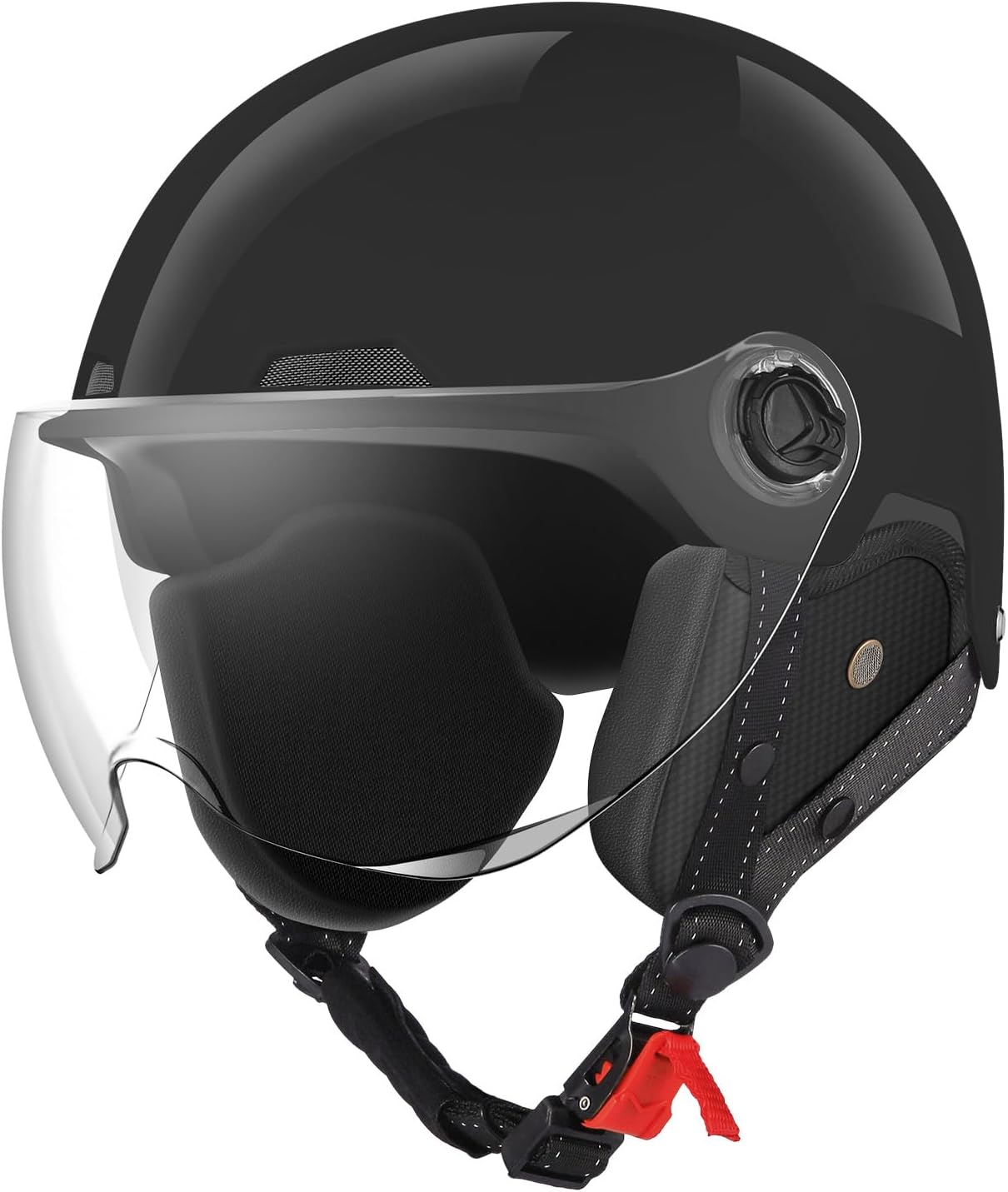 Motorcycle Helmet DOT Certified for Men and Women - Retro Style