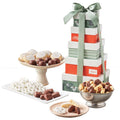Harry & David Tower Of Treats Chocolate Truffles & Popcorn Gift