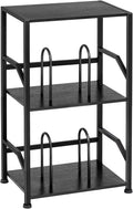 Record Player Stand Vinyl Storage Up to 200 Albums - 3 Tier End Table