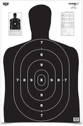 Eze-Scorer 23in x 35in High-Contrast Silhouette Target - Practical