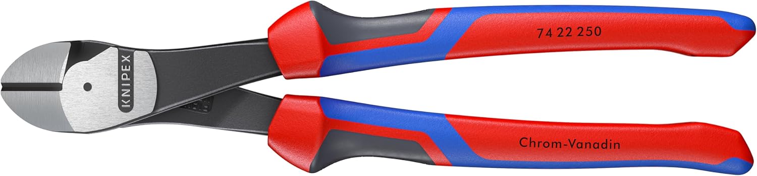 KNIPEX High Leverage 10 Angled Diagonal Cut Tool for Precision