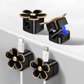 Magnetic Cord Organizer - Easy Secure Adhesive Cable Management (4