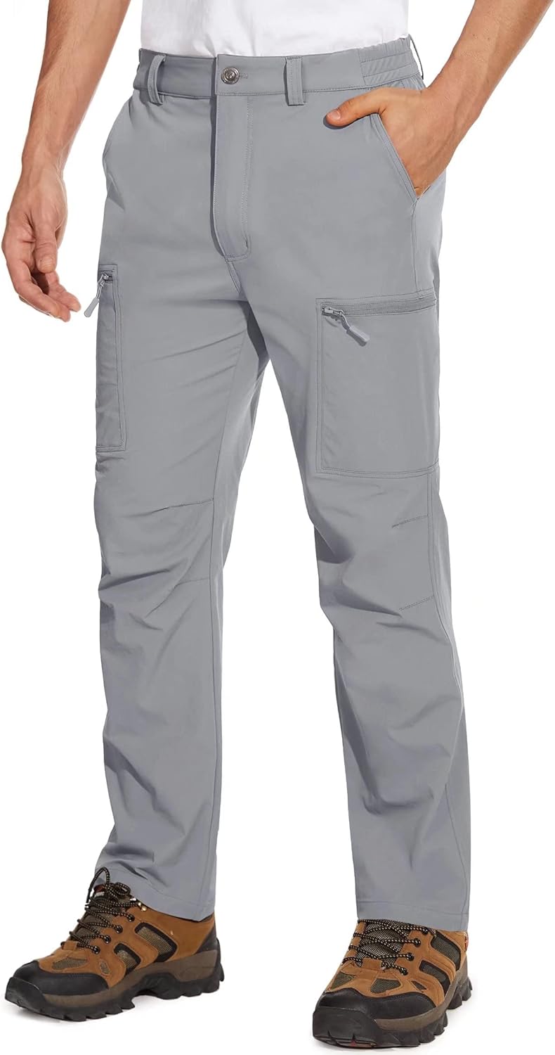 MAGCOMSEN Men's Hiking Pants: Lightweight Quick Dry Outdoor Wear