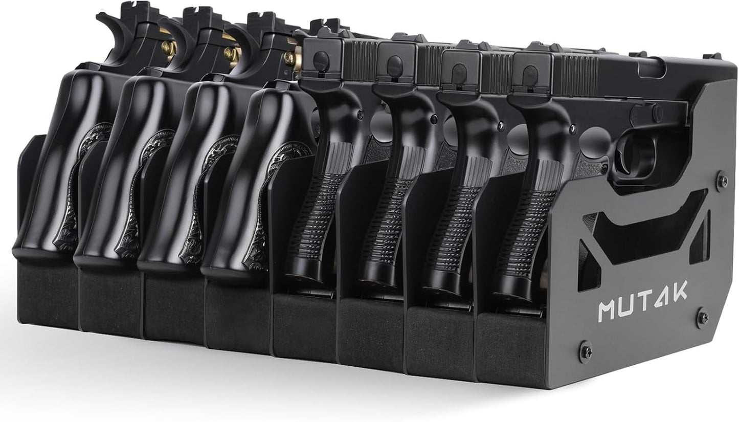 Mutak Soft Foam Pistol Rack for Gun Safe and Cabinet