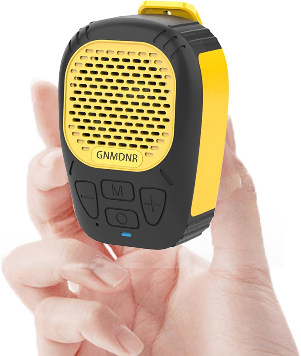 Enhanced Sound on-the-Go with Waterproof Clip-on Speaker