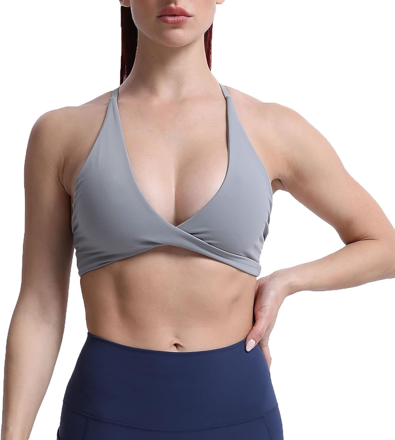 Aoxjox Sienna Backless Sports Bra - Low Impact Support