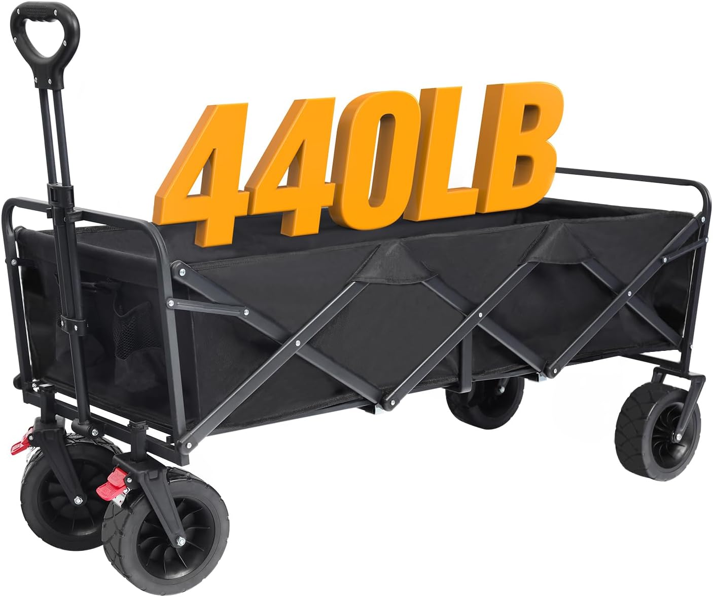 Beach Cart Large Capacity Heavy Duty Folding Wagon for All