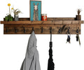 Coat Rack with Shelf Wall Mounted with Storage - 48 in (11 Hooks)