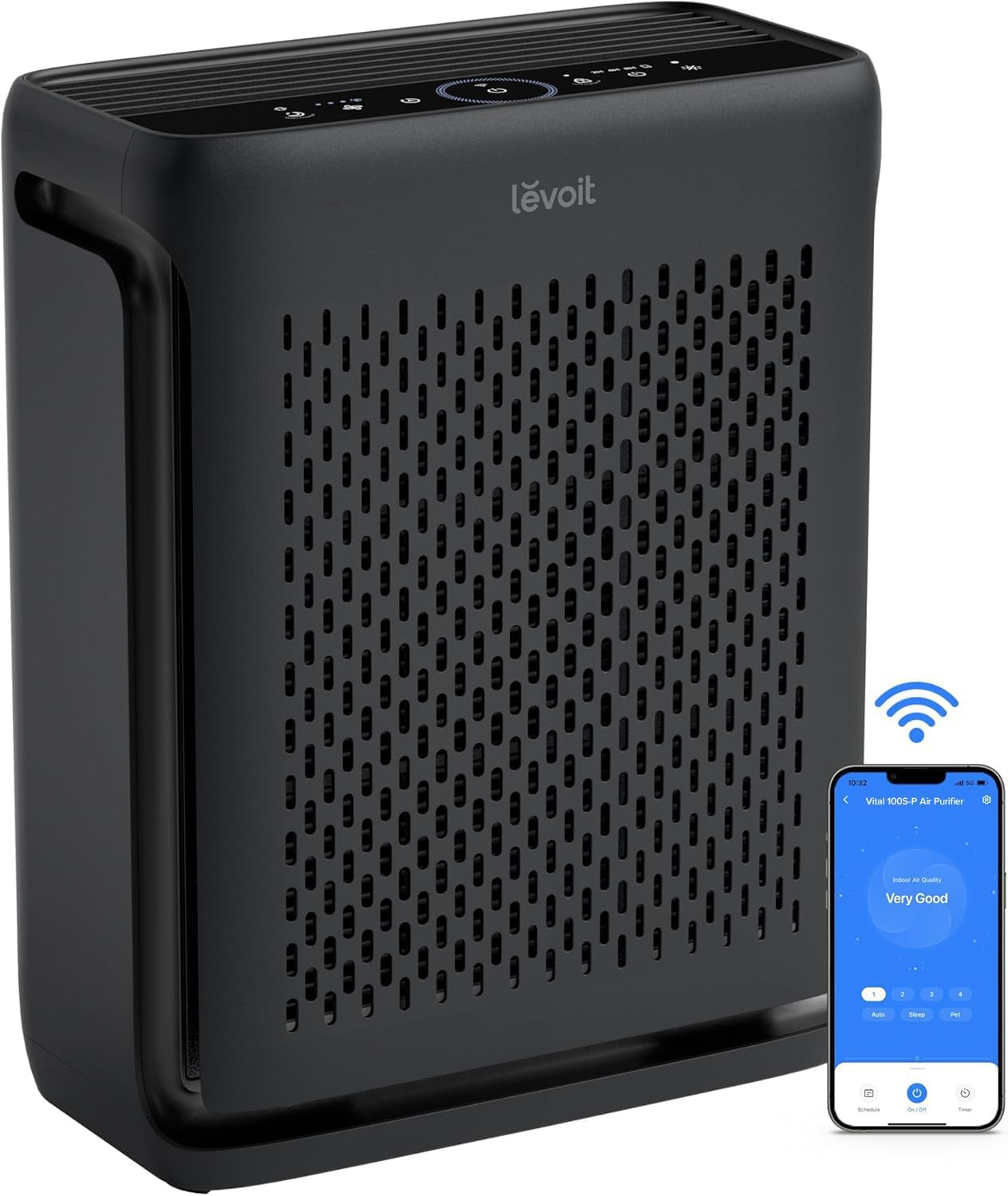 LEVOIT Air Purifier Vital 100S-P for Large Rooms Up to 1073Ft2