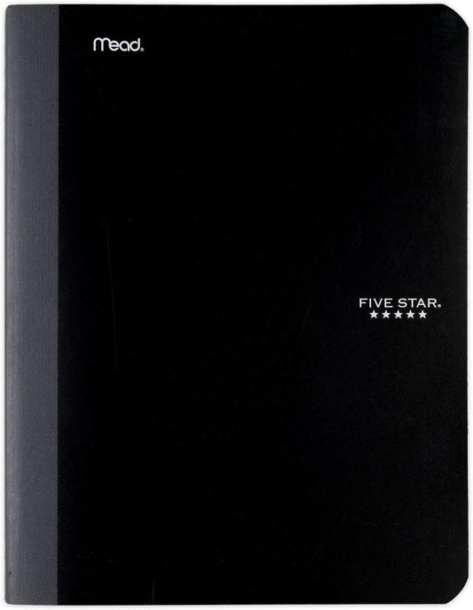 Five Star College Ruled Composition Book - 100 Sheets, Color May Vary
