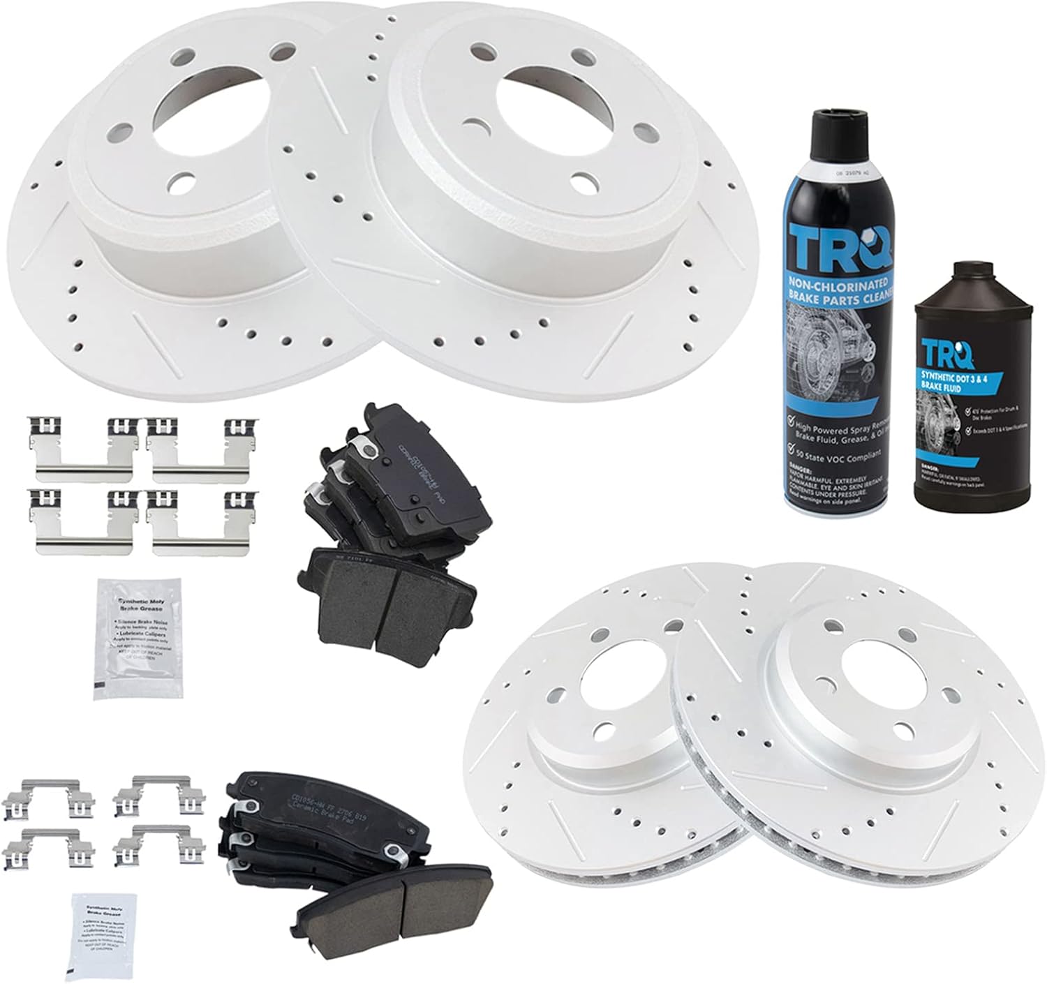 Premium G-Coated Brake Pad & Rotor Kit for Chrysler & Dodge