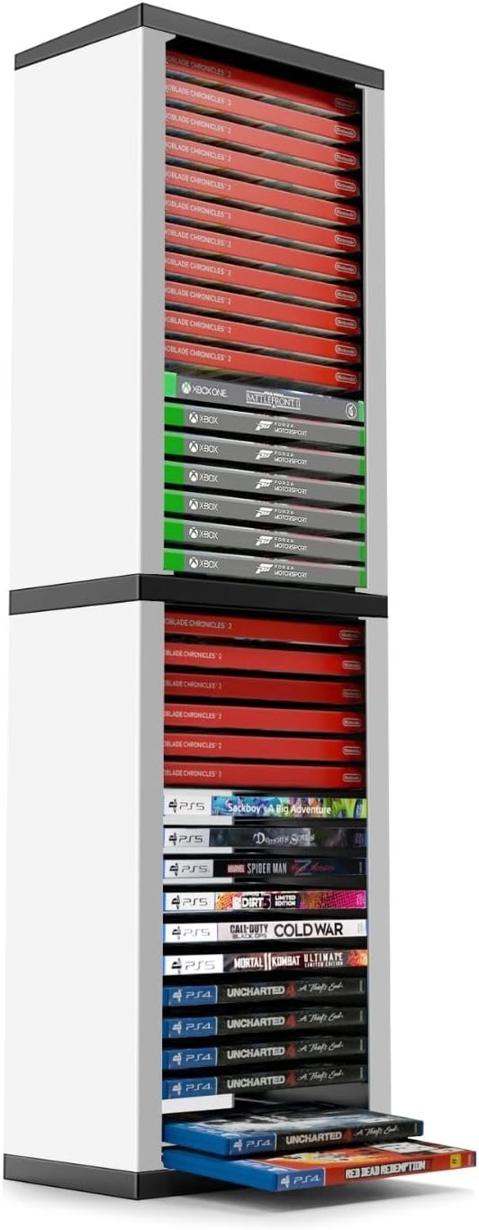 Universal Video Game Storage Tower for PS5, PS4, Xbox & More