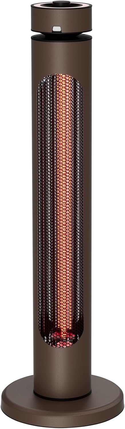 Sundate 1500W Infrared Patio Heater - 8 Heat Levels, Waterproof
