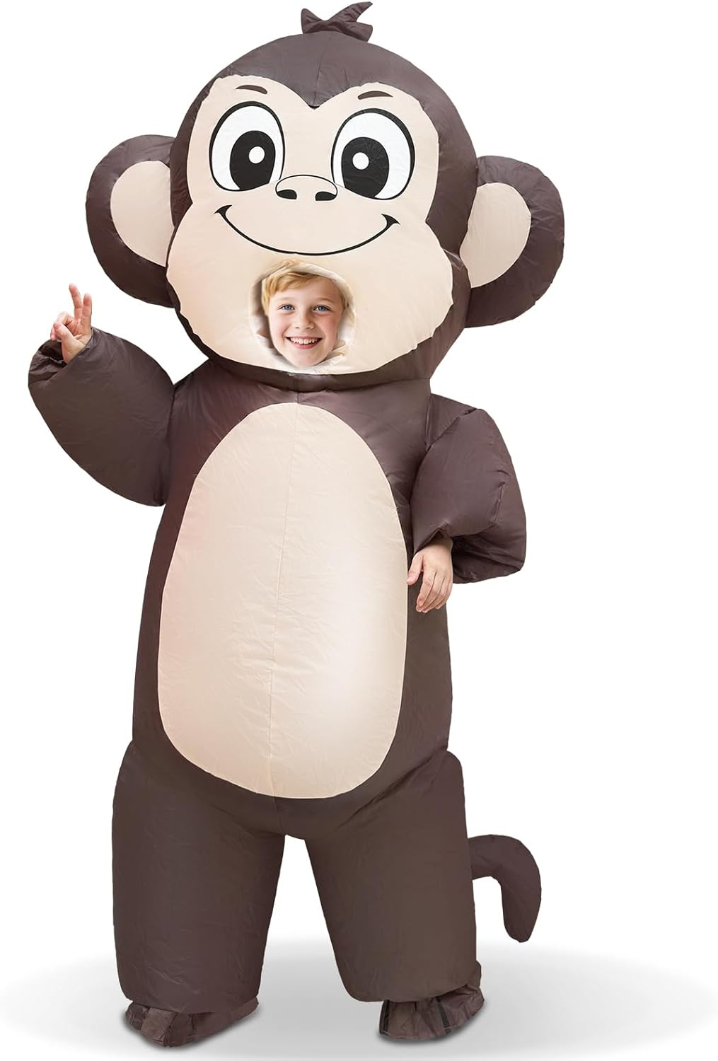 Camlinbo Halloween Inflatable Monkey Costume for Kids Fun