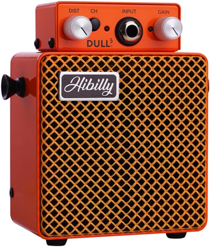 Professional-grade Mini Guitar Amp - Hibilly Sunset Orange