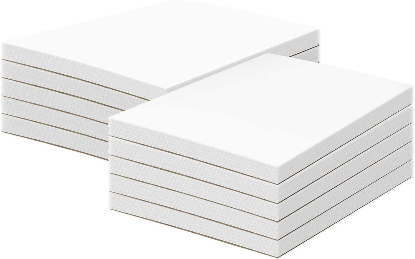 4 x 6 Blank White Memo Pads for Notes and Lists - 10 Pack