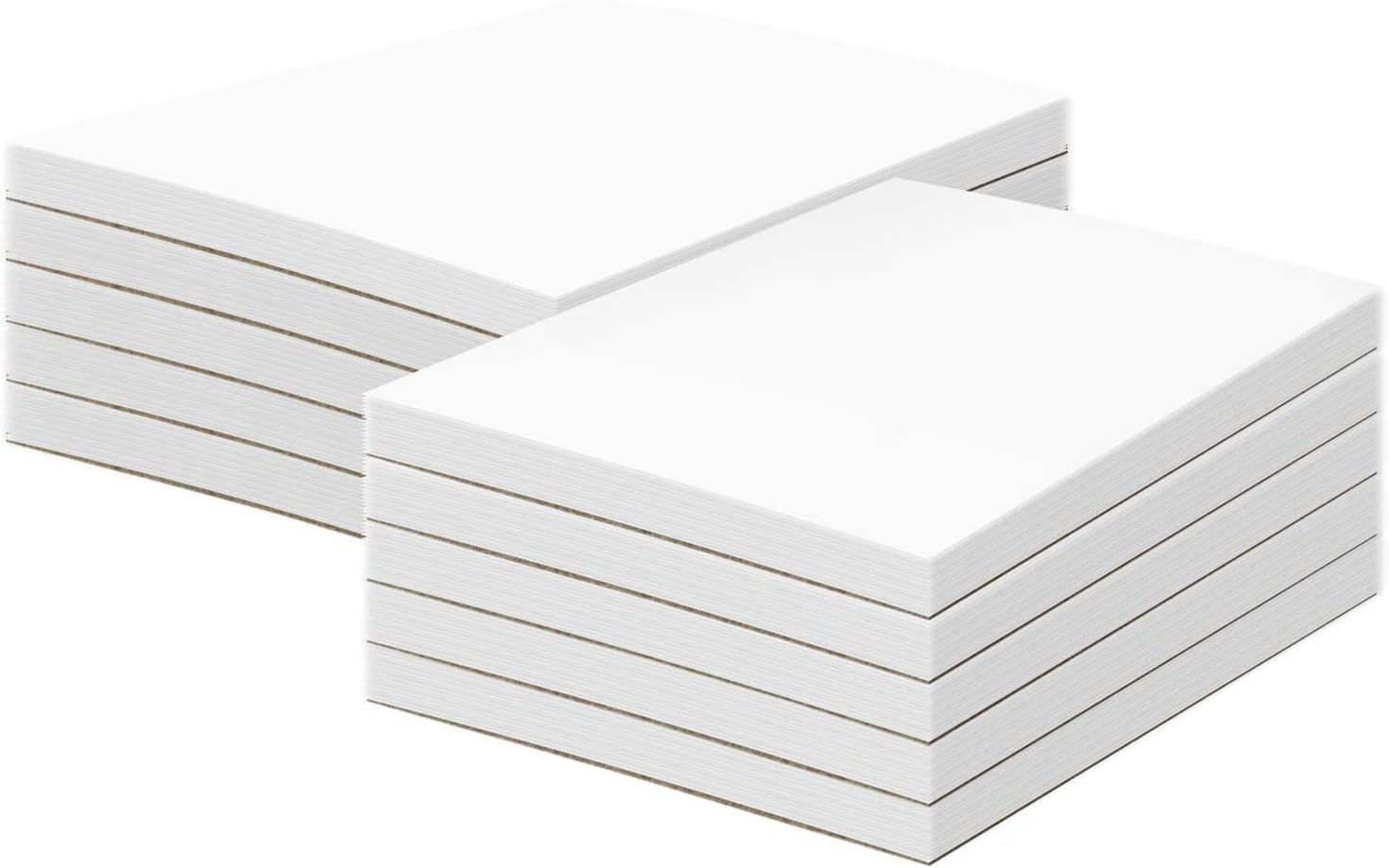 4 x 6 Blank White Memo Pads for Notes and Lists - 10 Pack