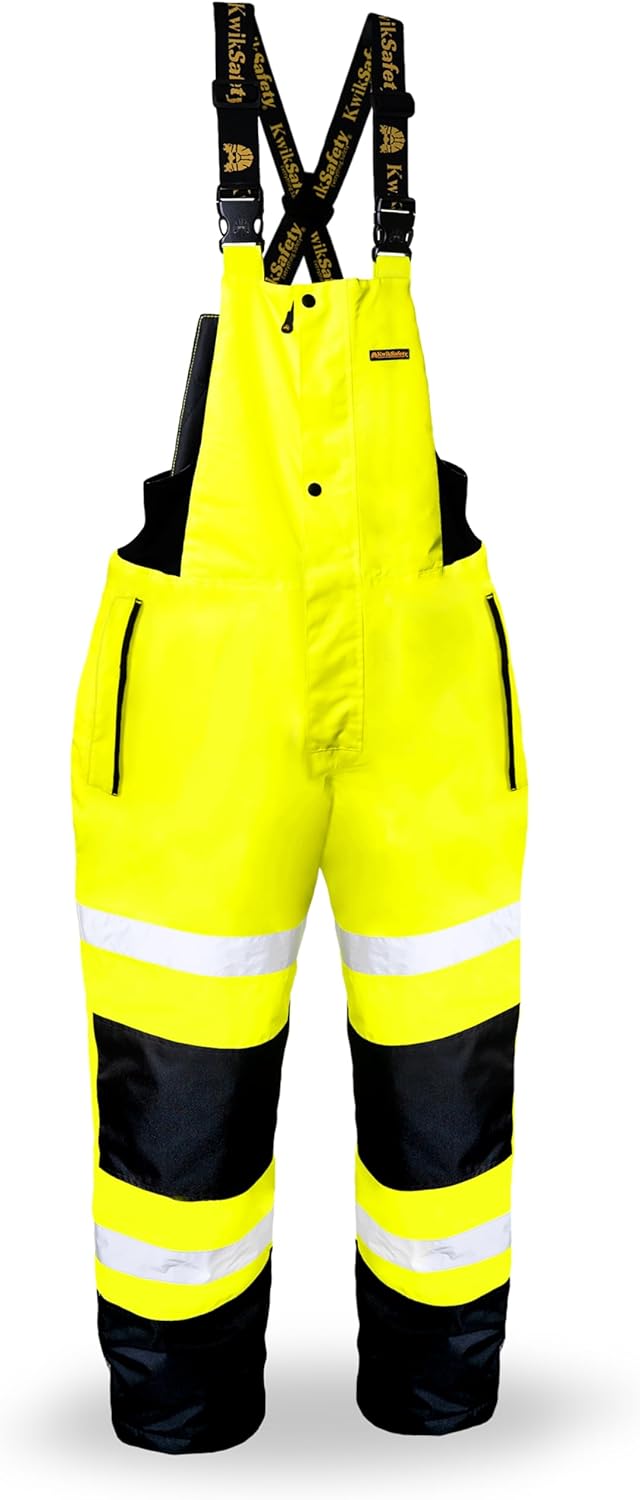 RIVER OTTER High Vis Rain Bibs for Safety and Comfort