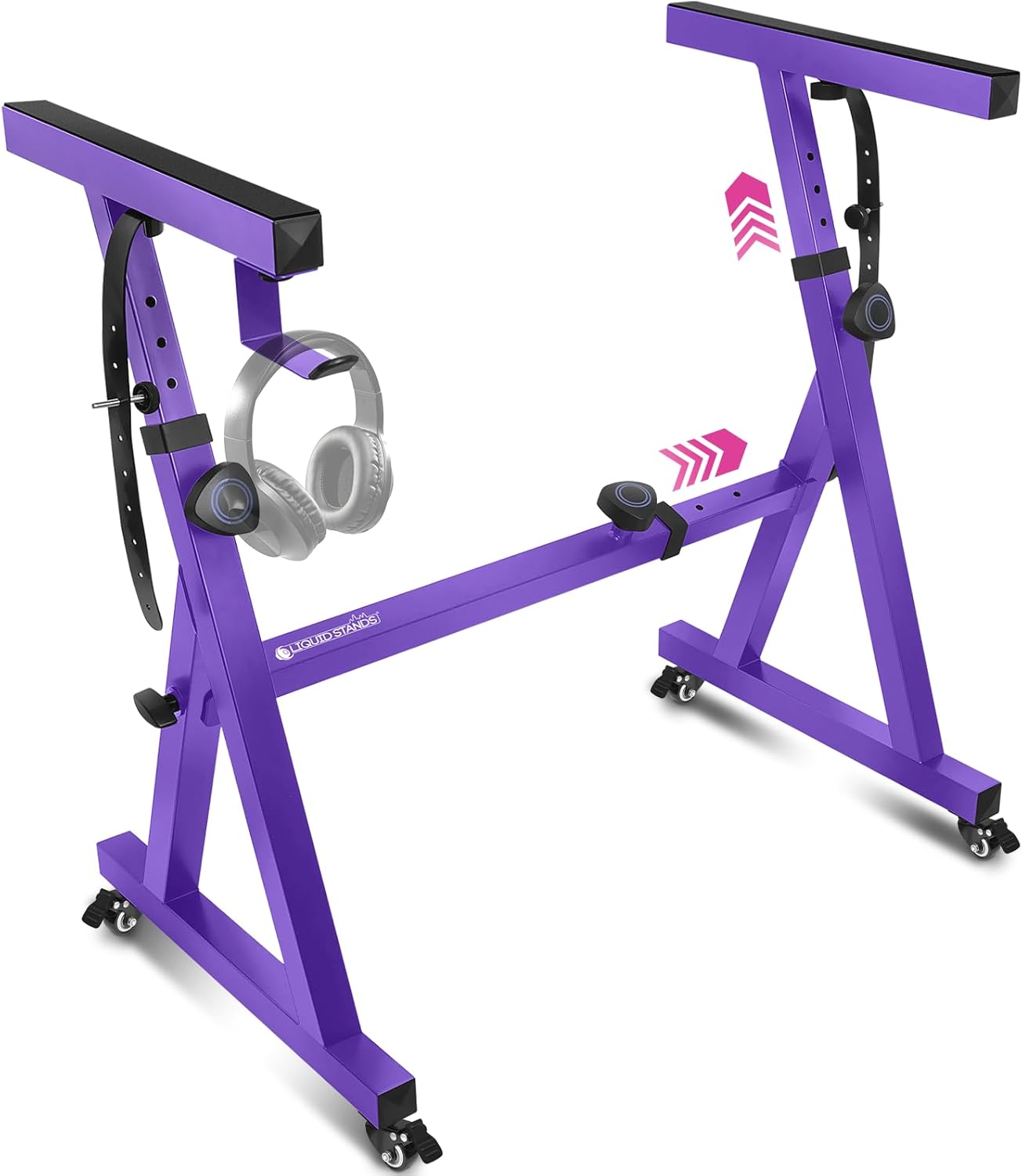 Liquid Stands Keyboard Stand with Wheels - Adjustable Z Style