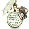 Memorial Wedding Bouquet Charm Photo Pendant - Keepsake