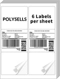 Self Adhesive 3-1/3 in x 4 in Address Shipping Labels - 3000 Pack