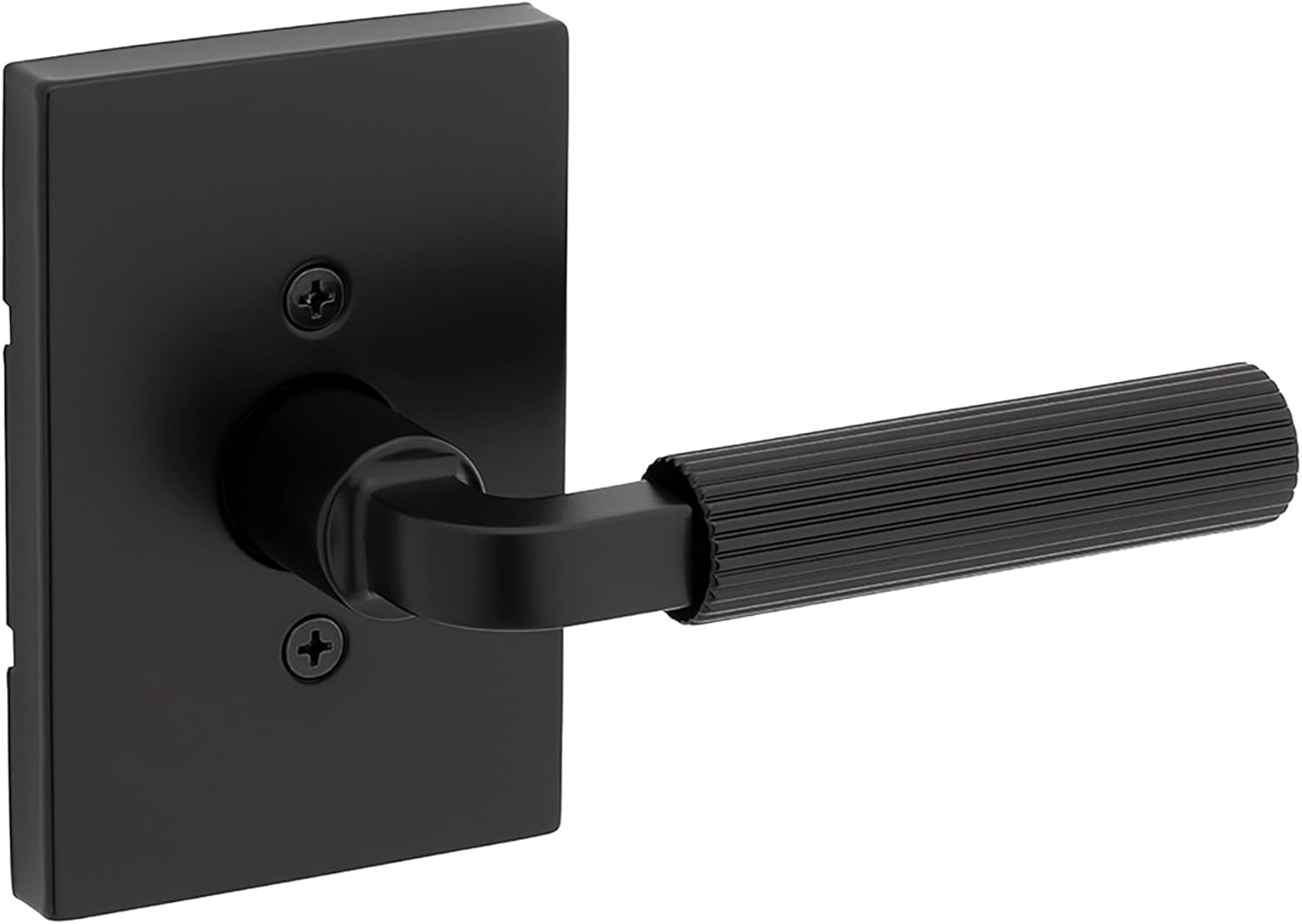Kwikset Mirada Reeded Dummy Door Handle for Modern Interiors