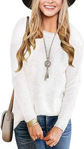 Waffle Knit Sweater Pullover - Cozy Everyday Staple