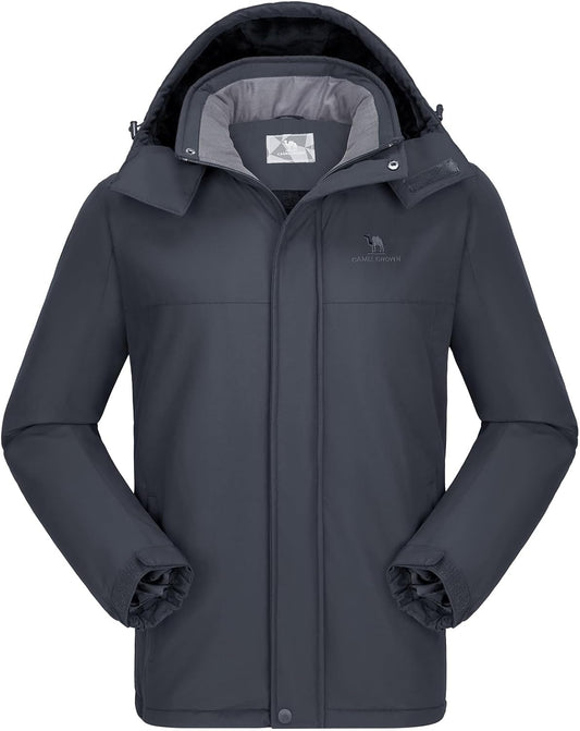CAMEL CROWN Men's Mountain Ski Snow Jacket for Winter Sports