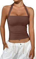 Women's Halter Going Out Tops 2025 Y2K Sleeveless Crop Tank