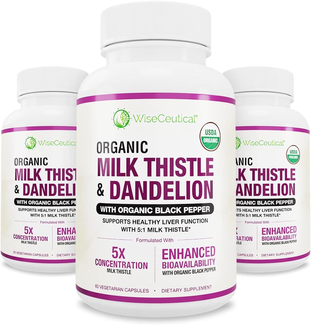 Max Absorption Organic Milk Thistle & Dandelion Root Extract