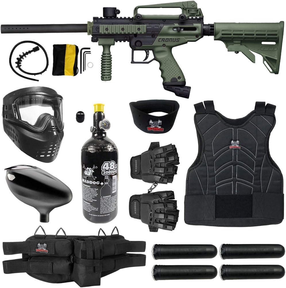 Maddog Tippmann Cronus Tactical Paintball Marker Starter Package