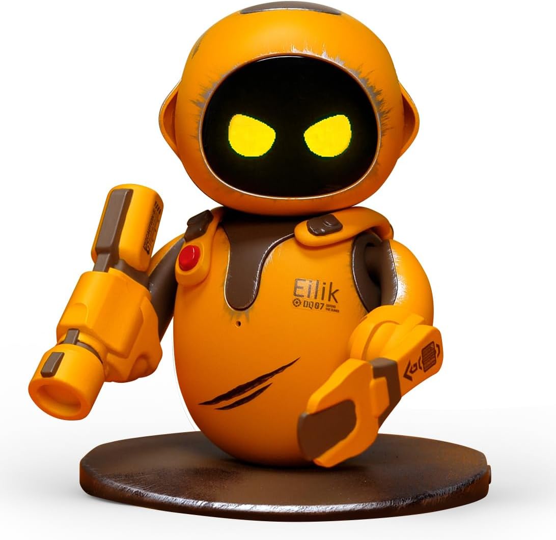 Eilik DQ Interactive Robot Pets - Emotions & Games Galore! Ideal Gift