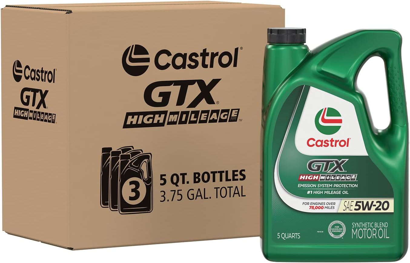 Castrol GTX High Mileage 5W-20 Synthetic Blend Motor Oil Review