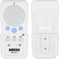 Anderic RRTX012 Replacement Ceiling Fan Remote Control - 6-Speed