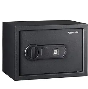 Steel Home Security Safe with Biometric Lock for Cash and Jewelry