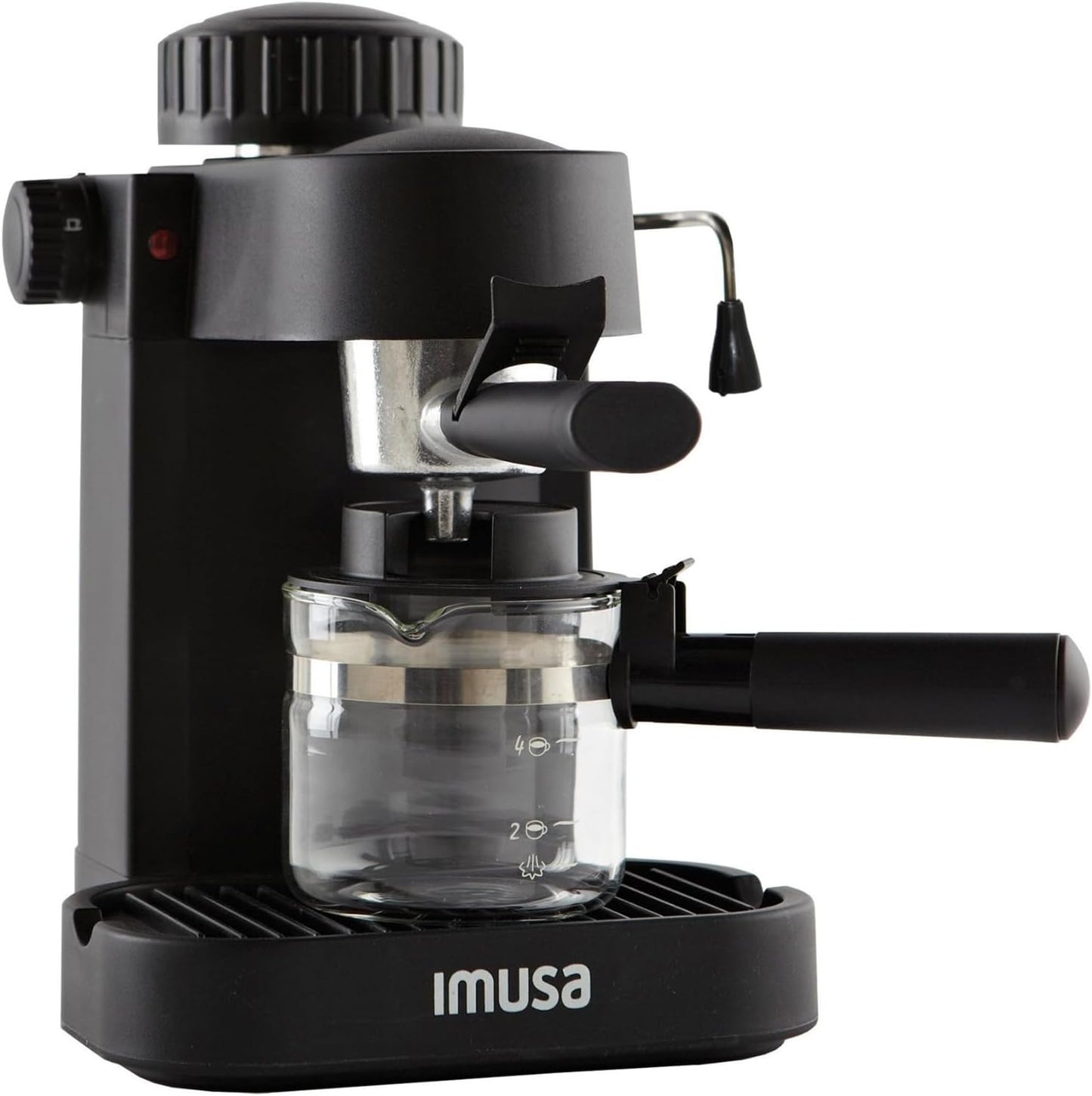 IMUSA 4 Cup Espresso/Cappuccino Maker - Bold & Rich Flavors