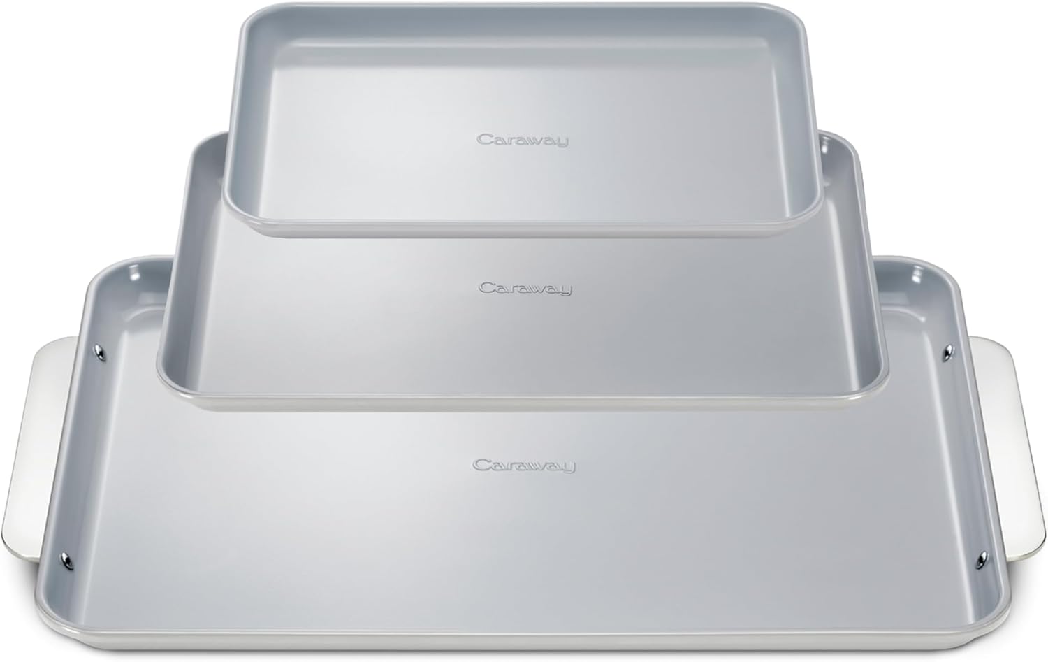Caraway Non-Stick Ceramic Baking Sheet Trio for Healthy Baking