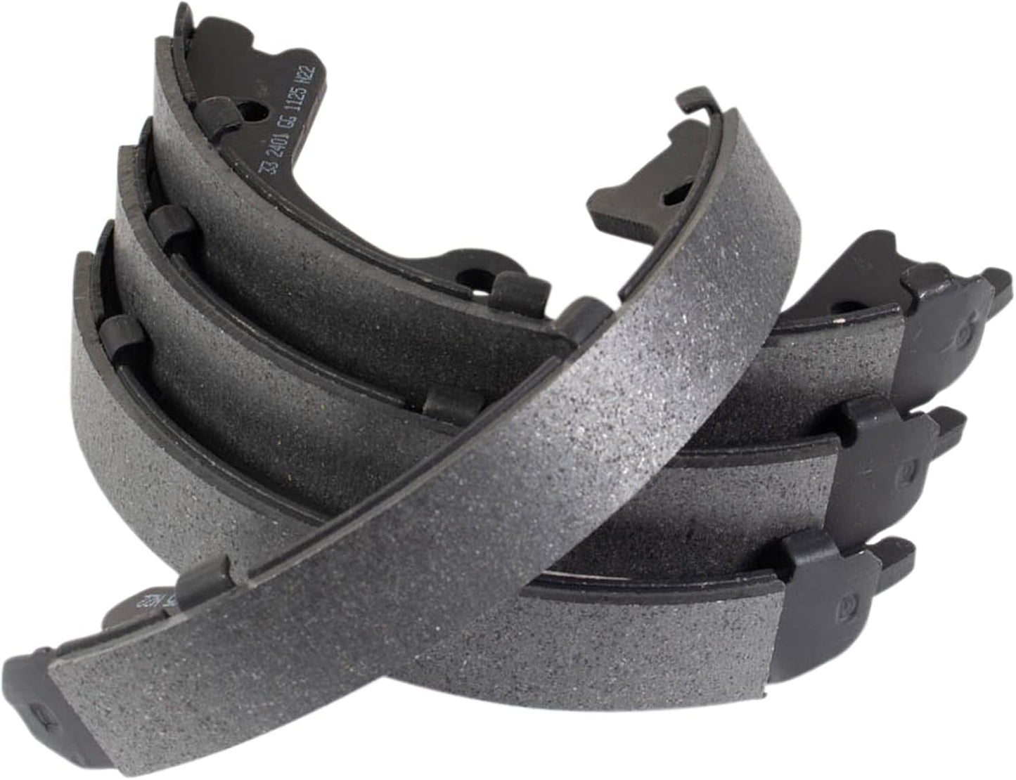 TRQ Rear Parking Brake Shoe Set for 2009-2016 INFINITI & Nissan