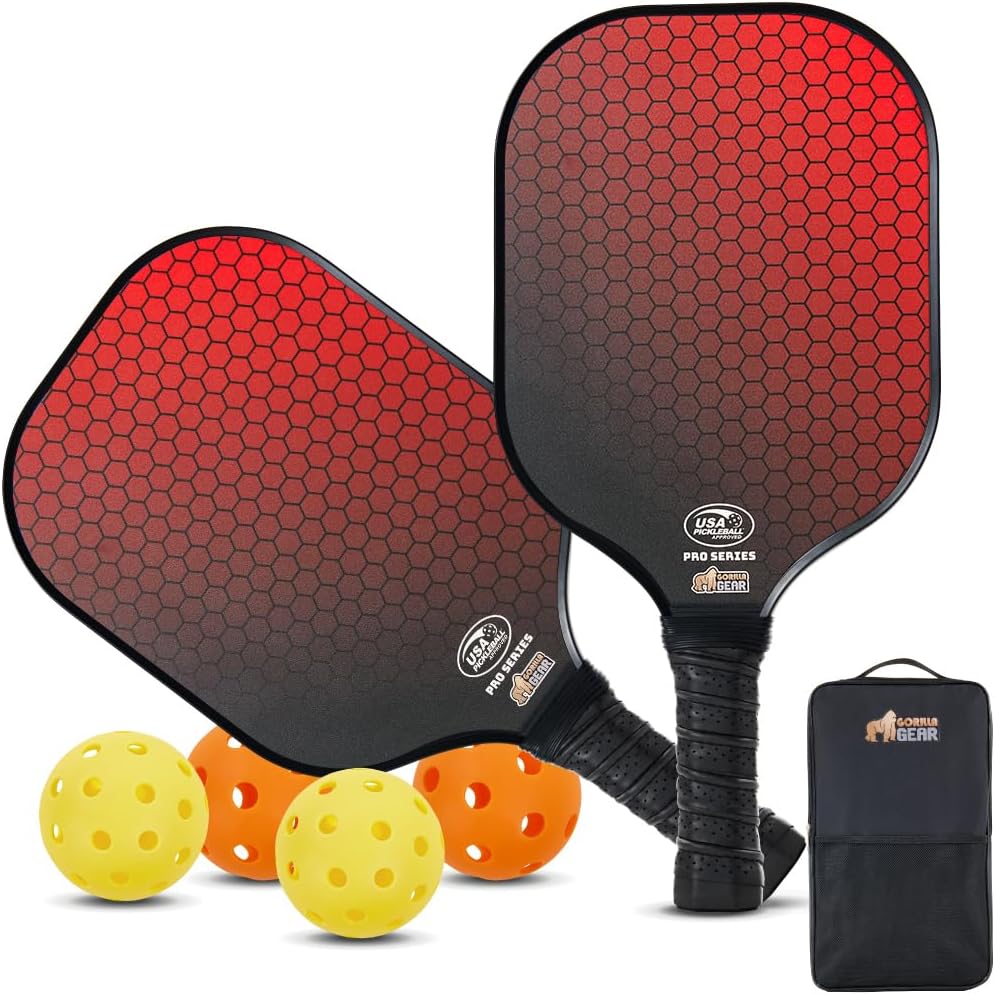Gorilla Gear USAPA Approved Pickleball Starter Set for All Levels