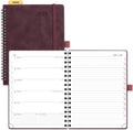 POPRUN 2025 Planner Weekly Notebook Medium 8.5ft x 6.5ft - Compact