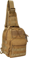 YAKEDA Tactical EDC Sling Backpack - Compact 10L Everyday Carry