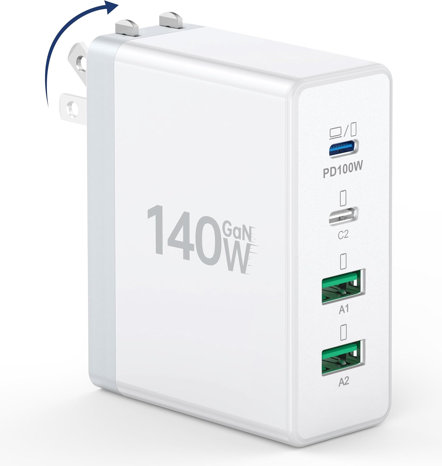 USB C Charger 140W GaN III Fast Charging Station for Devices