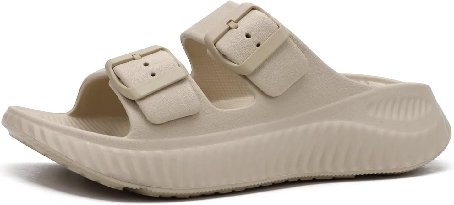 KuaiLu Womens Recovery Sandals with Arch Support for Comfort
