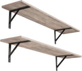 Stylish DINZI LVJ Long Wall Shelves Set of 2 for Organized Spaces