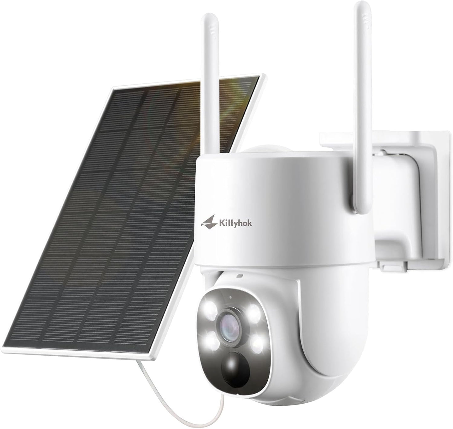 Kittyhok PT Solar Camera Security Outdoor with 2K FHD Quality